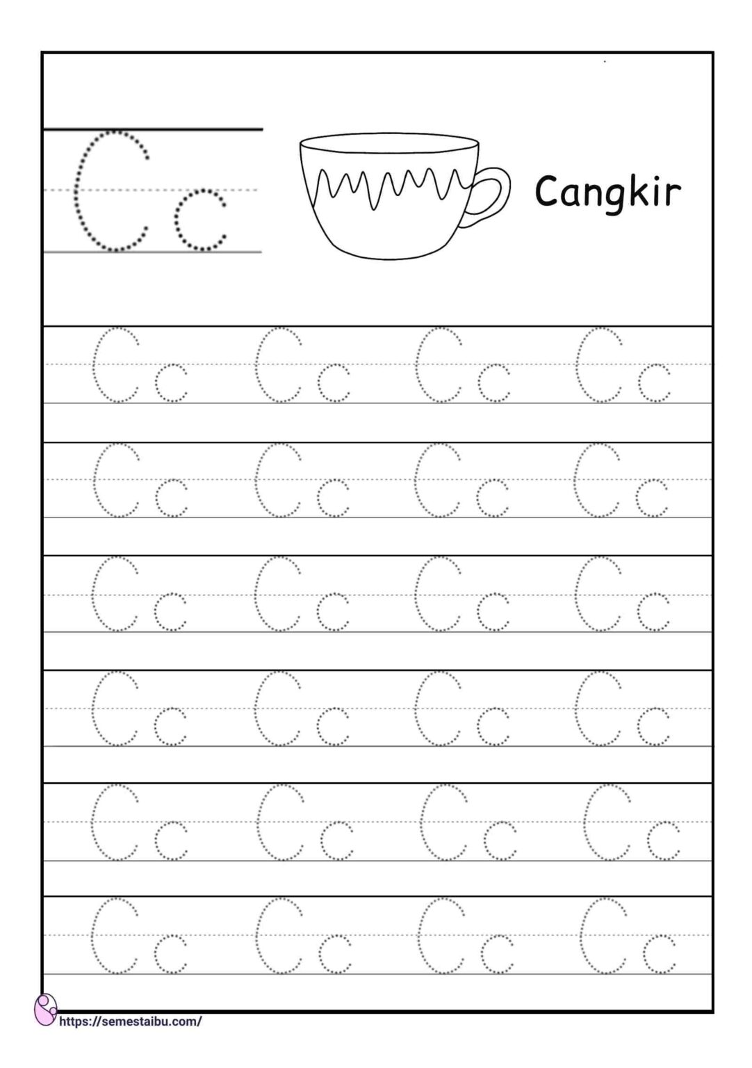 untuk menebalkan huruf menggunakan Menebalkan huruf abjad a-z (bahasa ...