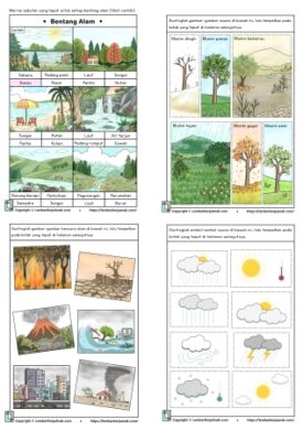 Lembar Kerja Anak TK - PAUD: Tema Alam Semesta