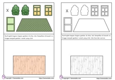 Lembar Kerja Anak TK/PAUD/SD | Tema Lingkungan | Subtema Rumah