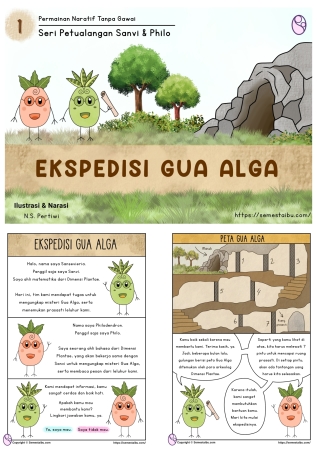 Kognitif lembar kerja anak tk sd naratif matematika bahasa