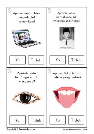 Flashcard pertanyaan lembar kerja worksheet anak tk paud bahasa