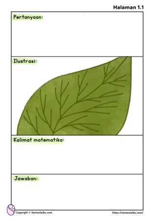 Lembar kerja anak tk sd matematika soal cerita