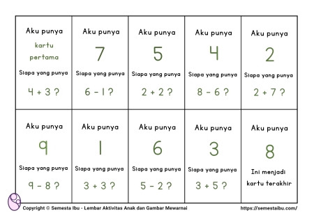 Lembar kerja anak tk sd - sosial bahasa - permainan kelompok - aktivitas kelas - aku punya siapa punya.jpg