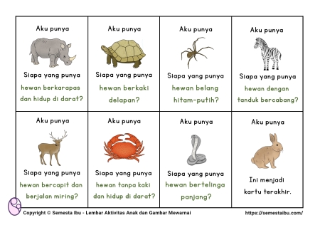 Lembar kerja anak tk sd - sosial bahasa - permainan kelompok - aktivitas kelas - aku punya siapa punya.jpg