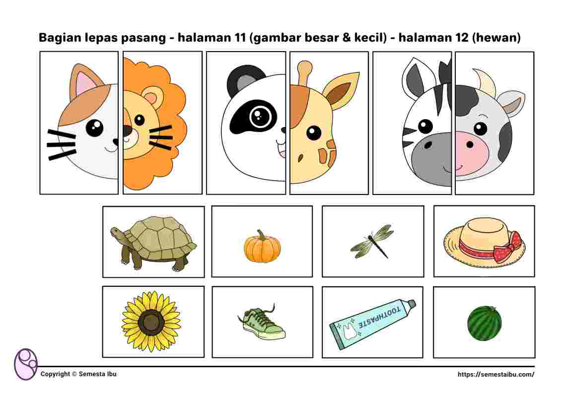Lembar kerja anak tk paud - buku aktivitas pertama