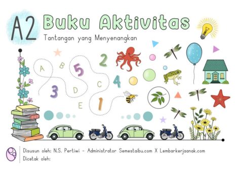 Lembar kerja anak tk paud - buku aktivitas kedua