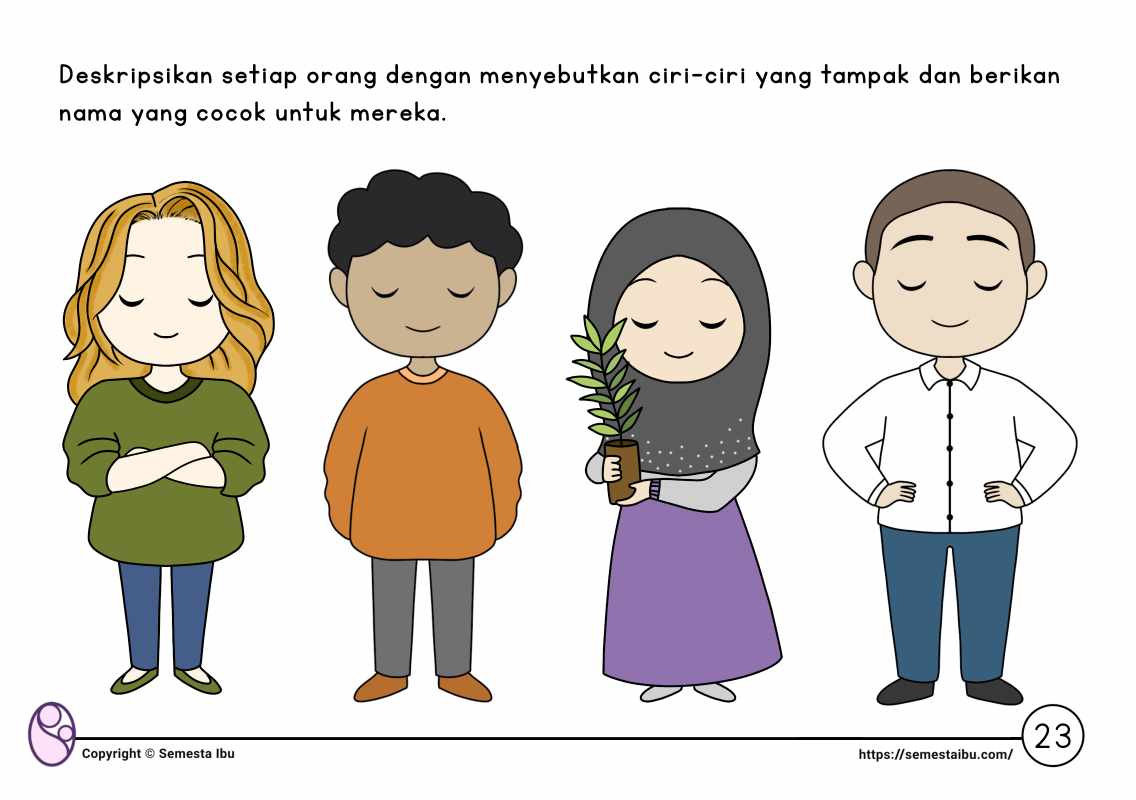 Lembar kerja anak tk paud - buku aktivitas kedua