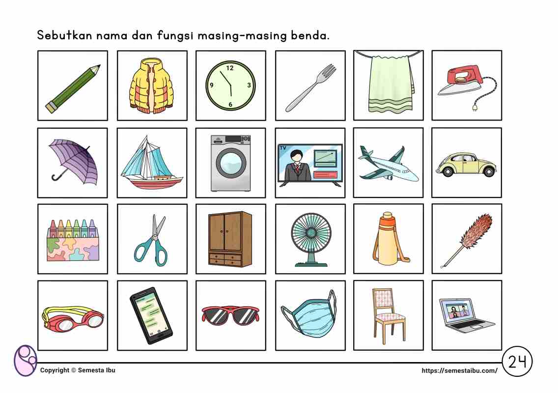 Lembar kerja anak tk paud - buku aktivitas kedua