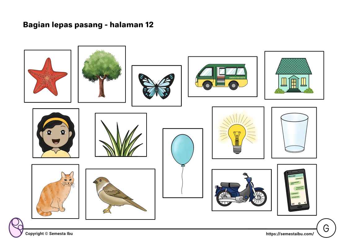 Lembar kerja anak tk paud - buku aktivitas kedua
