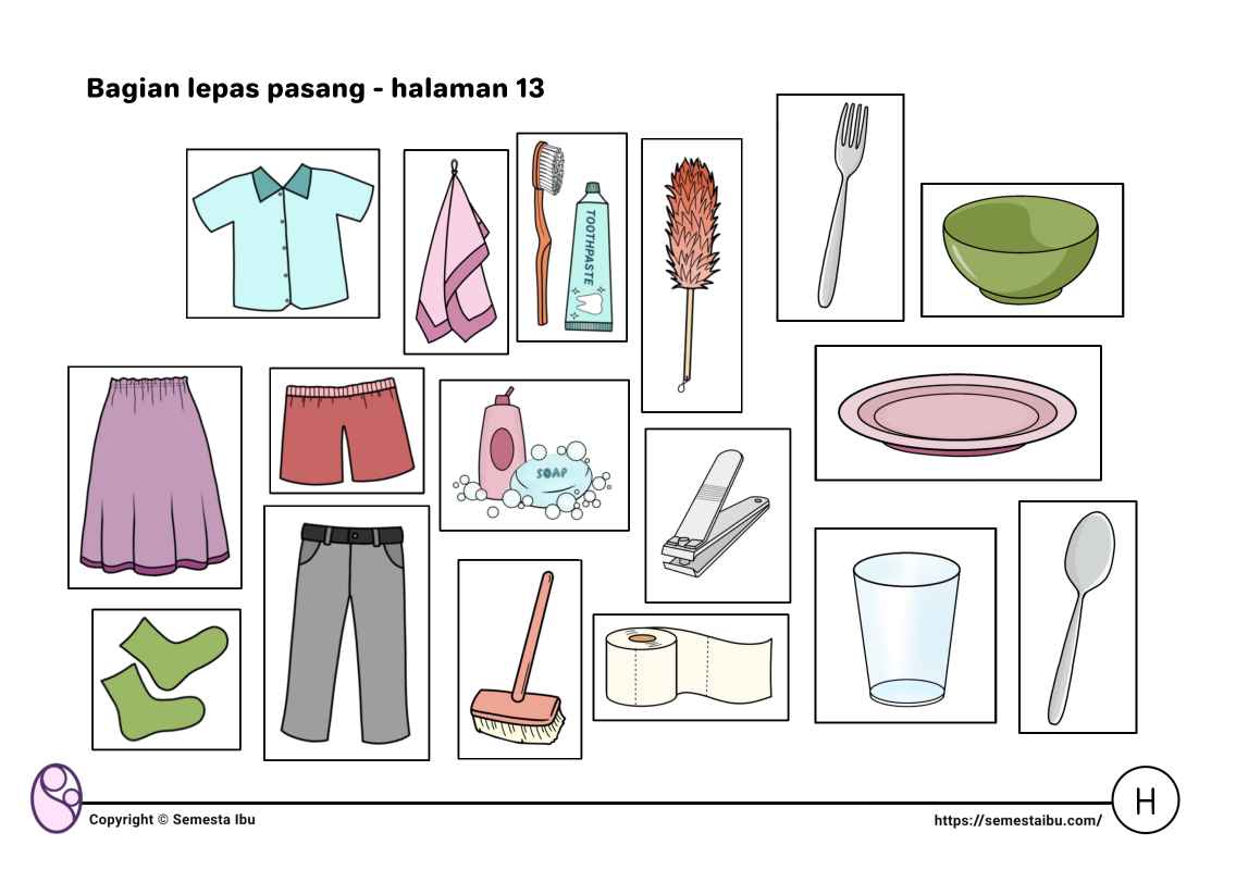 Lembar kerja anak tk paud - buku aktivitas kedua