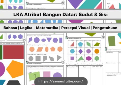Lembar kerja anak sd geometri bangun datar sudut sisi