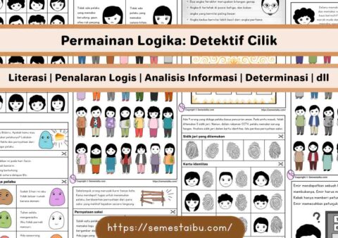 Lembar kerja anak sd permainan logika detektif